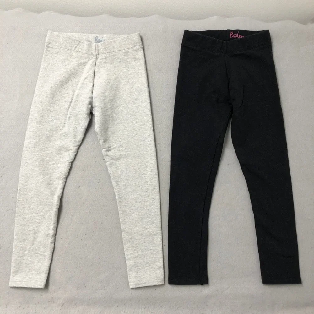 Mini Boden Clothing Lot Girls 7-8 Kids Multicolor Striped Lace Velvet Leggings‎